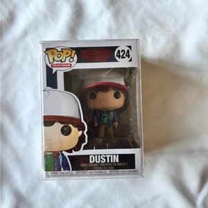 Funko POP Television Stranger Things Dustin with Compass Toy Figure #424